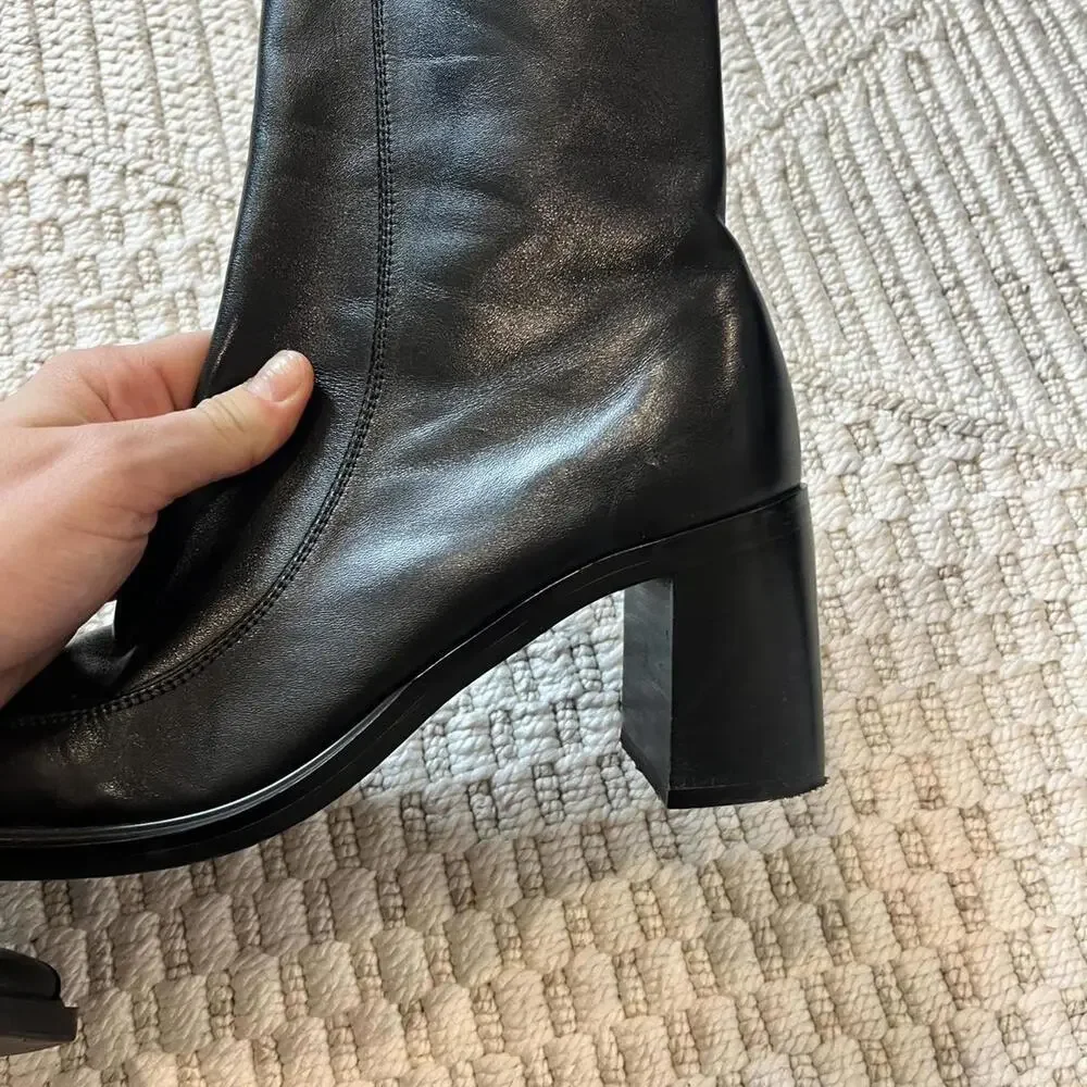 Tony Bianco Dusty Black Como Ankle Boots